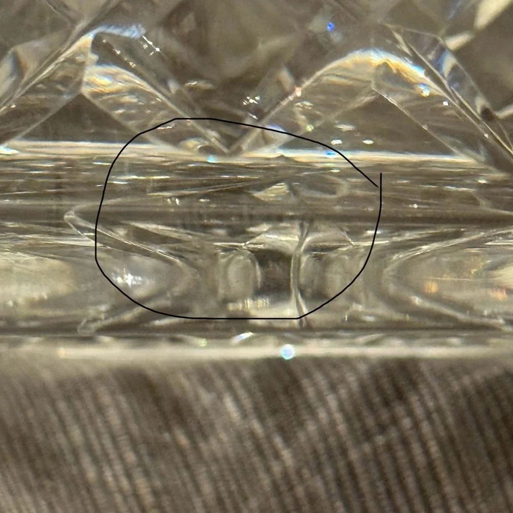 Waterford Crystal Biscuit Jar Glandore Pattern - Picture 6 of 6
